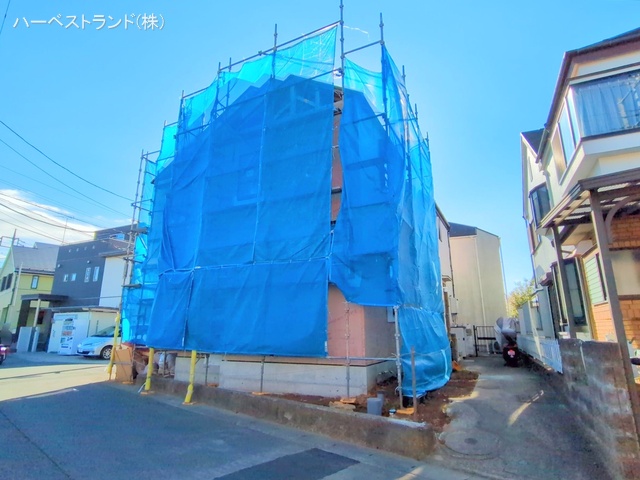 神奈川県川崎市高津区子母口の新築戸建て上棟写真 2025年12月17日撮影