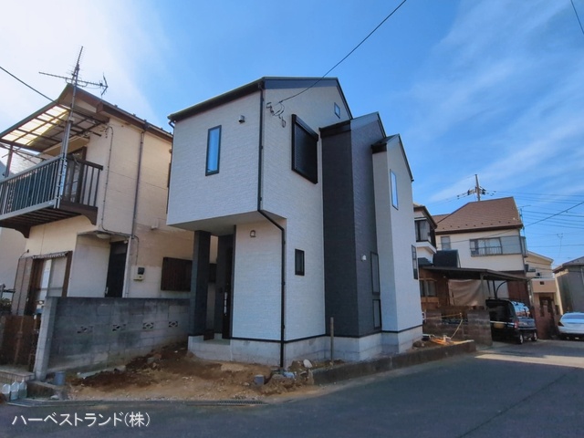 神奈川県川崎市高津区子母口の新築戸建て外構写真 2026年3月8日撮影