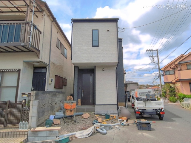 神奈川県川崎市高津区子母口の新築戸建て外構写真 2026年4月5日撮影