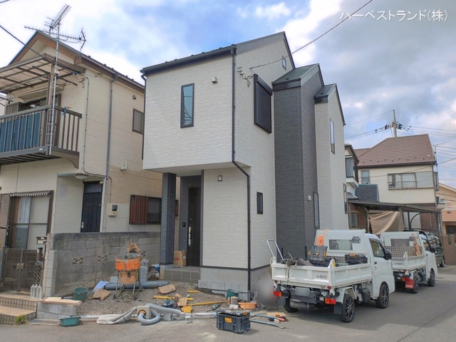 神奈川県川崎市高津区子母口の新築戸建て外構写真 2026年4月5日撮影