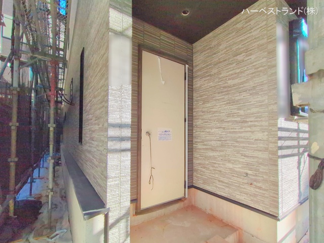 神奈川県横浜市港北区下田町3丁目の新築戸建て外構写真 2025年12月11日撮影