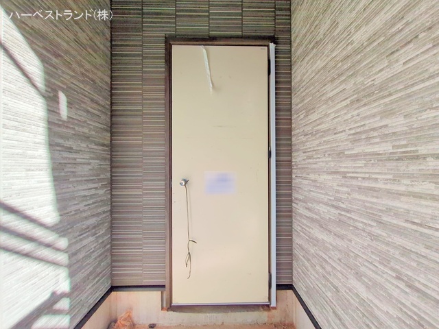 神奈川県横浜市港北区下田町3丁目の新築戸建て外構写真 2025年12月11日撮影