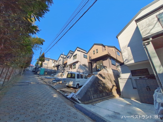 神奈川県横浜市港北区下田町３丁目の新築戸建て外構写真 2026年1月13日撮影