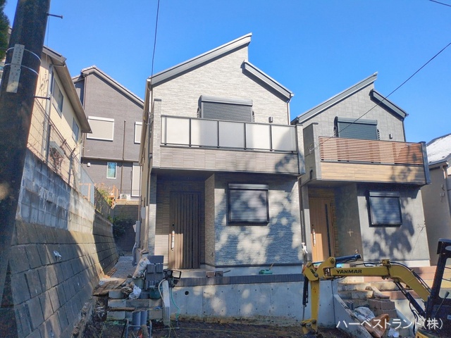 神奈川県横浜市港北区下田町３丁目の新築戸建て外構写真 2026年2月8日撮影