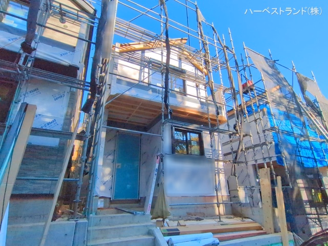 神奈川県横浜市港北区下田町３丁目の新築戸建てシート写真 2025年11月16日撮影