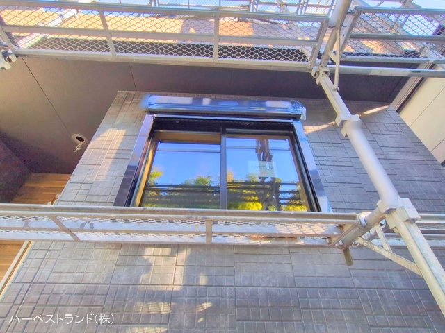 神奈川県横浜市港北区下田町３丁目の新築戸建て外構写真 2025年12月11日撮影
