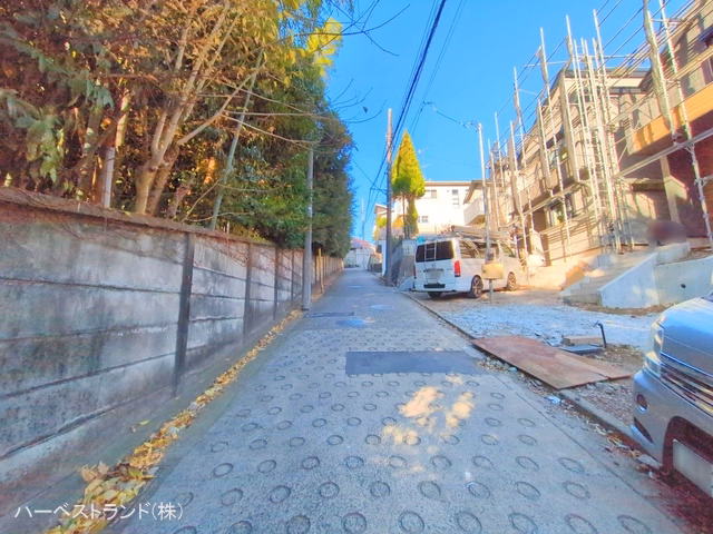 神奈川県横浜市港北区下田町３丁目の新築戸建て外構写真 2025年12月11日撮影