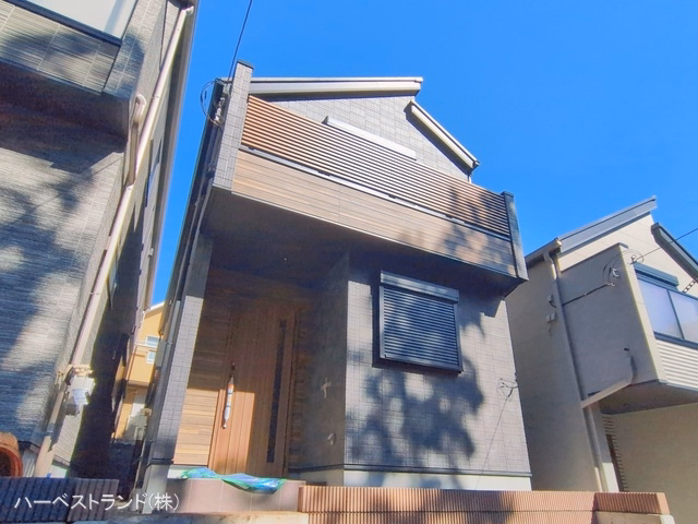 神奈川県横浜市港北区下田町３丁目の新築戸建て外構写真 2026年2月8日撮影