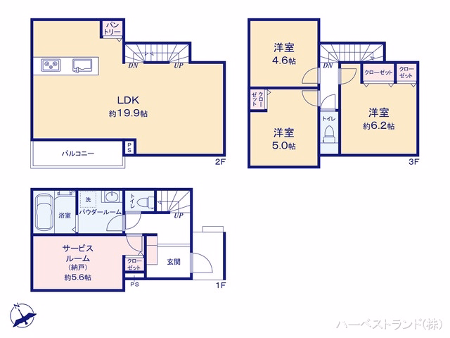 横浜市神奈川区西寺尾1丁目（戸建） 間取図