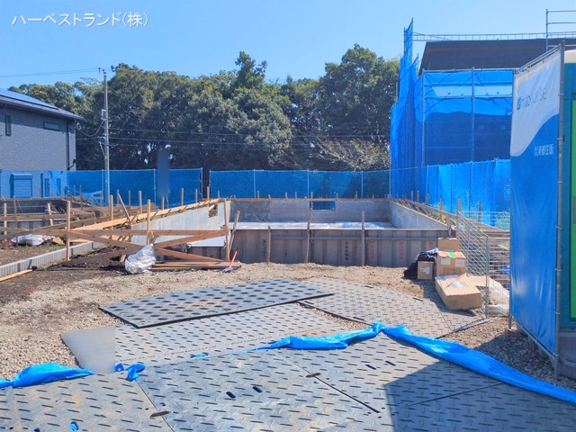 神奈川県綾瀬市深谷中２丁目の新築戸建て基礎写真 2025年9月16日撮影