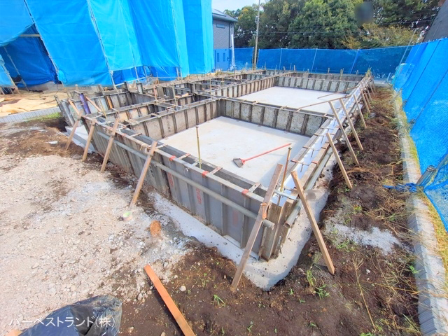 神奈川県綾瀬市深谷中２丁目の新築戸建て基礎写真 2025年10月6日撮影