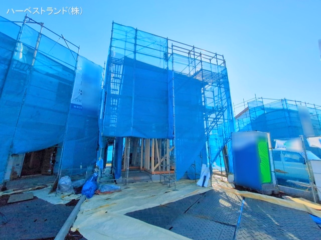 神奈川県綾瀬市深谷中２丁目の新築戸建て上棟写真 2025年10月29日撮影