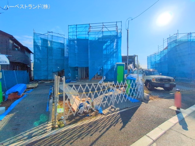 神奈川県綾瀬市深谷中２丁目の新築戸建て上棟写真 2025年10月29日撮影
