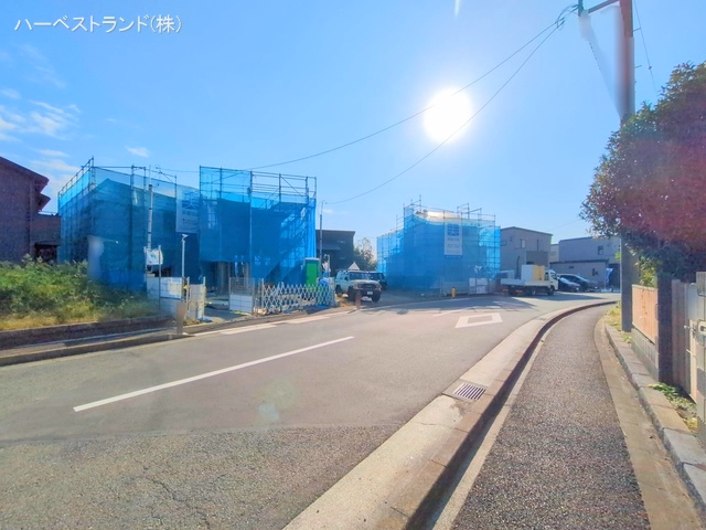 神奈川県綾瀬市深谷中２丁目の新築戸建て上棟写真 2025年10月29日撮影