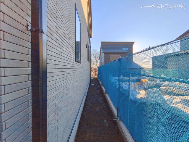 神奈川県綾瀬市深谷中２丁目の新築戸建て外構写真 2026年1月22日撮影