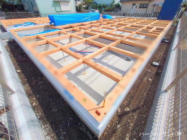 神奈川県大和市南林間８丁目の新築戸建て基礎写真 2025年9月21日撮影