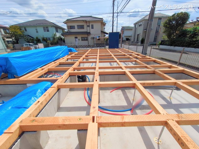 神奈川県大和市南林間８丁目の新築戸建て基礎写真 2025年9月21日撮影