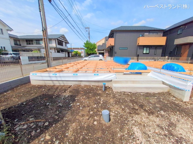 神奈川県大和市南林間８丁目の新築戸建て基礎写真 2025年9月21日撮影