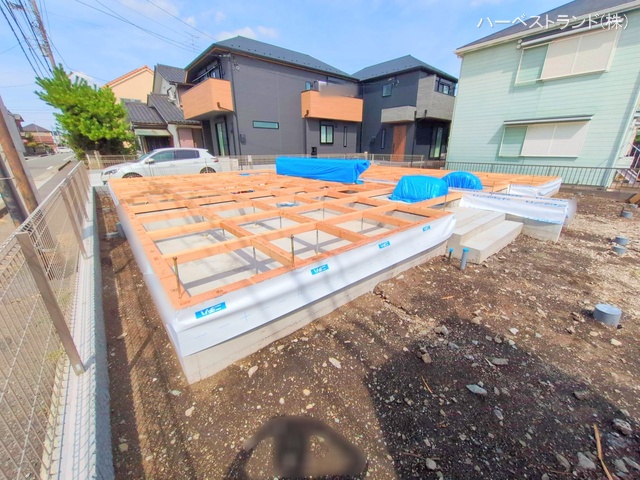 神奈川県大和市南林間８丁目の新築戸建て基礎写真 2025年9月21日撮影