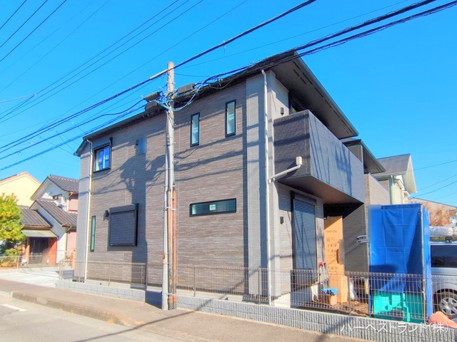 神奈川県大和市南林間８丁目の新築戸建て外構写真 2025年12月3日撮影