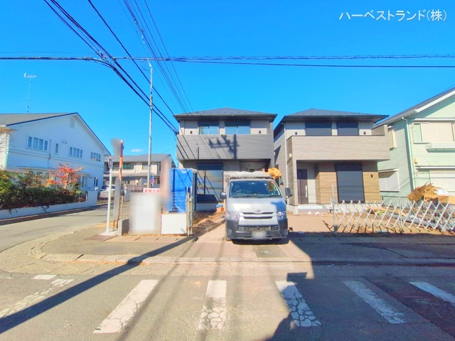 神奈川県大和市南林間８丁目の新築戸建て外構写真 2025年12月3日撮影