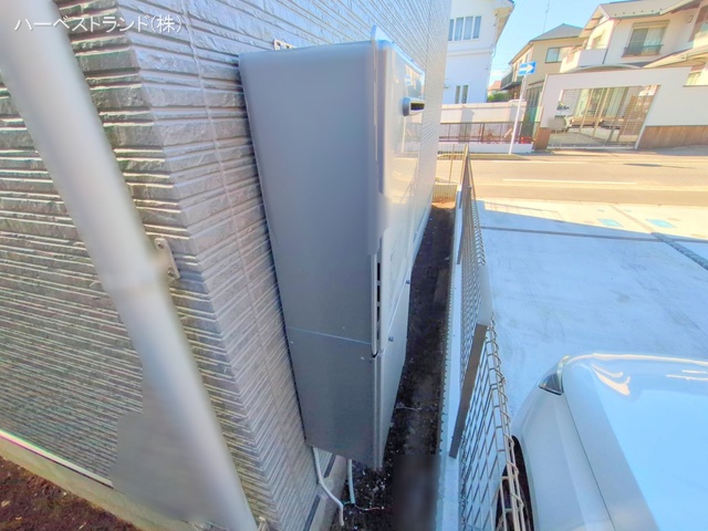 神奈川県大和市南林間８丁目の新築戸建て外構写真 2025年12月3日撮影