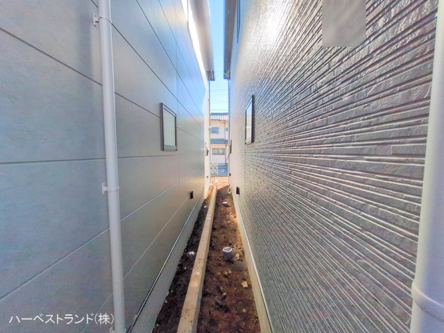 神奈川県大和市南林間８丁目の新築戸建て外構写真 2025年12月3日撮影