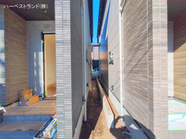 神奈川県大和市南林間８丁目の新築戸建て外構写真 2025年12月3日撮影