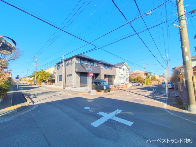 神奈川県大和市南林間８丁目の新築戸建て外構写真 2025年12月17日撮影
