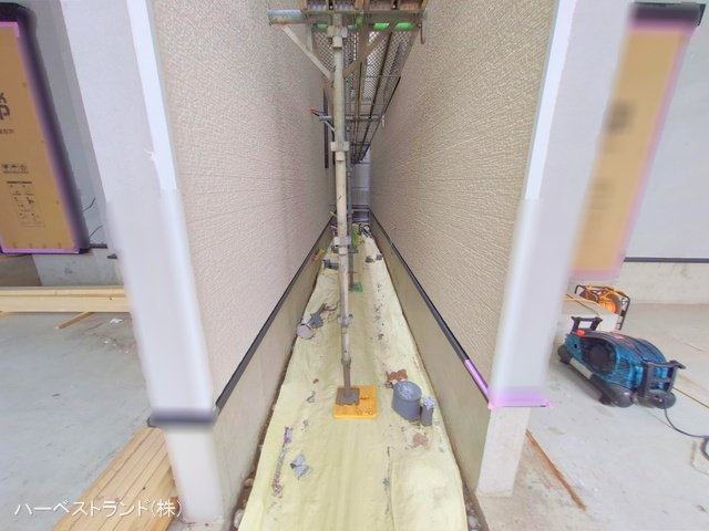 神奈川県川崎市中原区小杉御殿町2丁目の新築戸建てシート写真 2025年9月21日撮影