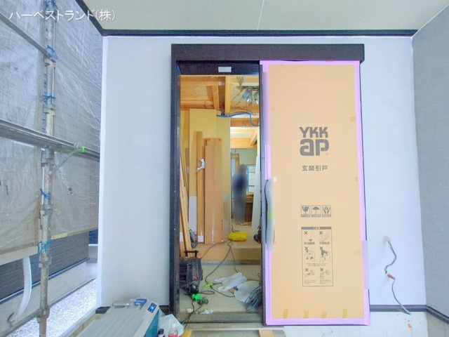 神奈川県川崎市中原区小杉御殿町2丁目の新築戸建てシート写真 2025年9月21日撮影