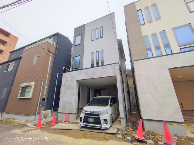神奈川県川崎市中原区小杉御殿町２丁目の新築戸建て外構写真 2025年10月20日撮影