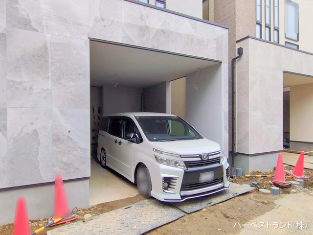 神奈川県川崎市中原区小杉御殿町2丁目の新築戸建て外構写真 2025年10月20日撮影