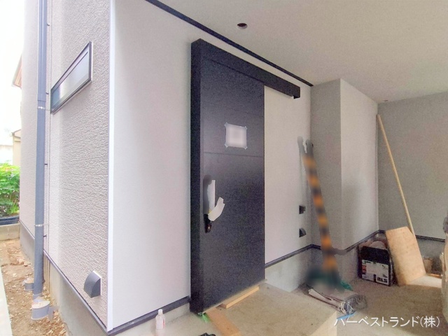 神奈川県川崎市中原区小杉御殿町2丁目の新築戸建て外構写真 2025年10月20日撮影