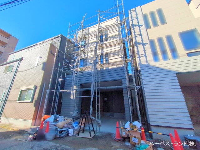 神奈川県川崎市中原区小杉御殿町２丁目の新築戸建て外構写真 2025年12月3日撮影