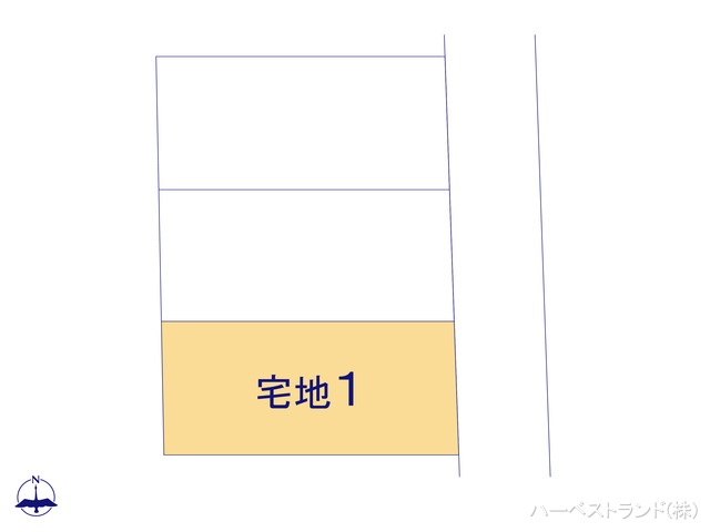 神奈川県川崎市中原区小杉御殿町2丁目の新築戸建て全体区画図 ※図面と異なる場合は現況を優先