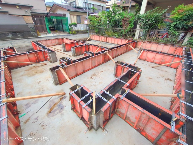 神奈川県大和市上草柳７丁目の新築戸建て基礎写真 2025年10月14日撮影