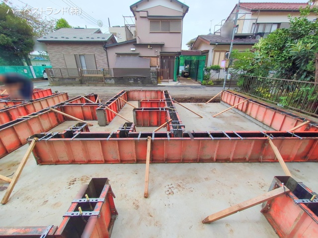 神奈川県大和市上草柳７丁目の新築戸建て基礎写真 2025年10月14日撮影