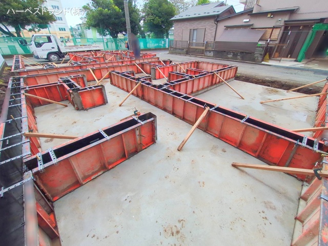 神奈川県大和市上草柳７丁目の新築戸建て基礎写真 2025年10月14日撮影