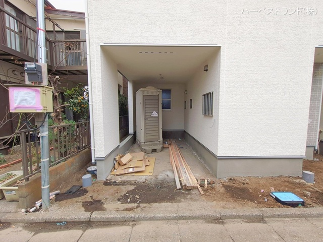 神奈川県大和市上草柳７丁目の新築戸建て外構写真 2026年1月27日撮影