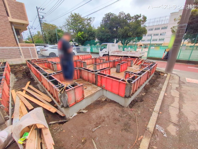 神奈川県大和市上草柳７丁目の新築戸建て基礎写真 2025年10月14日撮影