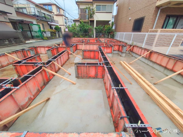 神奈川県大和市上草柳７丁目の新築戸建て基礎写真 2025年10月14日撮影