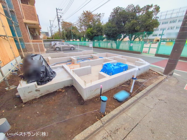 神奈川県大和市上草柳7丁目の新築戸建て基礎写真 2025年11月4日撮影
