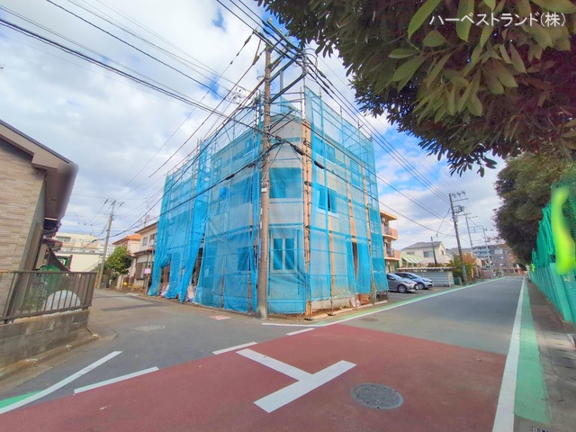神奈川県大和市上草柳7丁目の新築戸建て上棟写真 2025年11月18日撮影
