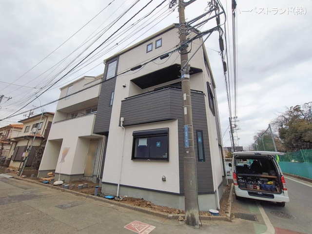神奈川県大和市上草柳7丁目の新築戸建て外構写真 2026年1月27日撮影