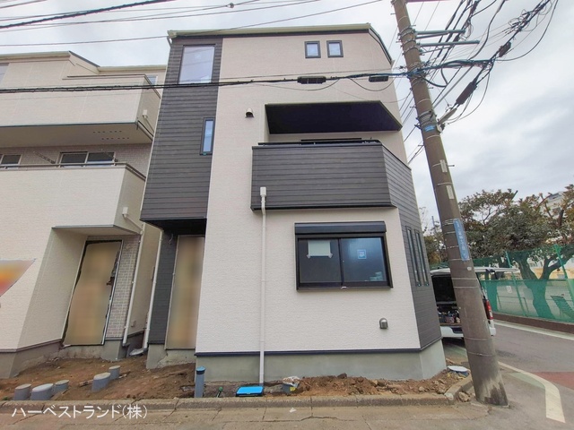 神奈川県大和市上草柳７丁目の新築戸建て外構写真 2026年1月27日撮影