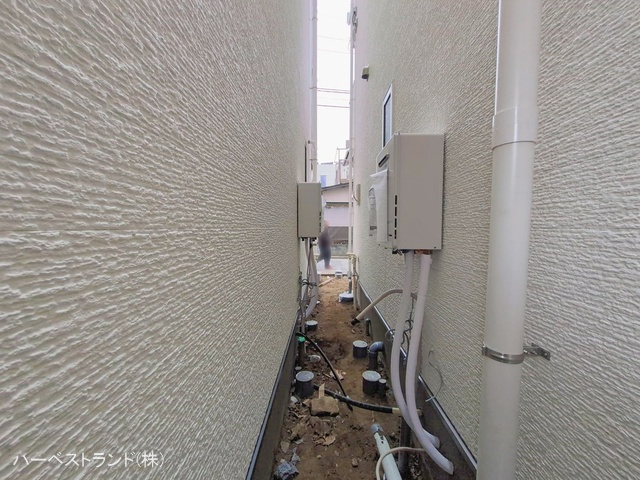 神奈川県大和市上草柳７丁目の新築戸建て外構写真 2026年1月27日撮影