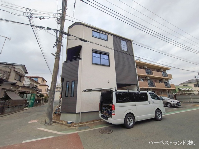 神奈川県大和市上草柳７丁目の新築戸建て外構写真 2026年1月27日撮影