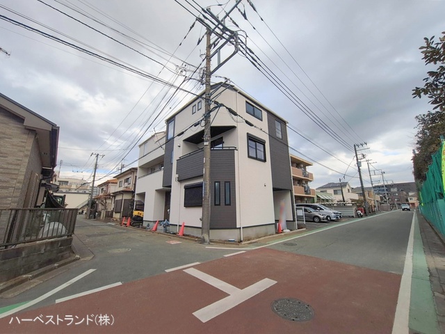 神奈川県大和市上草柳7丁目の新築戸建て外構写真 2026年2月12日撮影