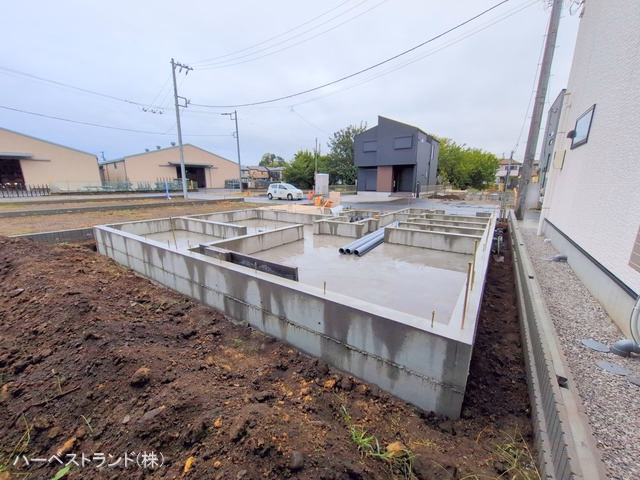 神奈川県相模原市中央区田名の新築戸建て基礎写真 2025年10月15日撮影